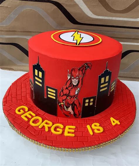 the flash birthday cake|flash birthday cake ideas.